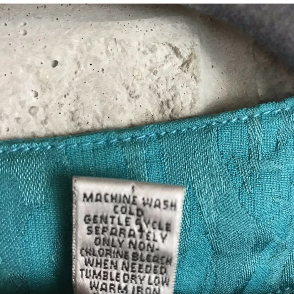 Chico’s Sarin Button Down Jacket Teal - Picture 6 of 6